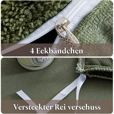 Wendebettwäsche Plüsch – Flauschig, Warm, Geometrisches Design
