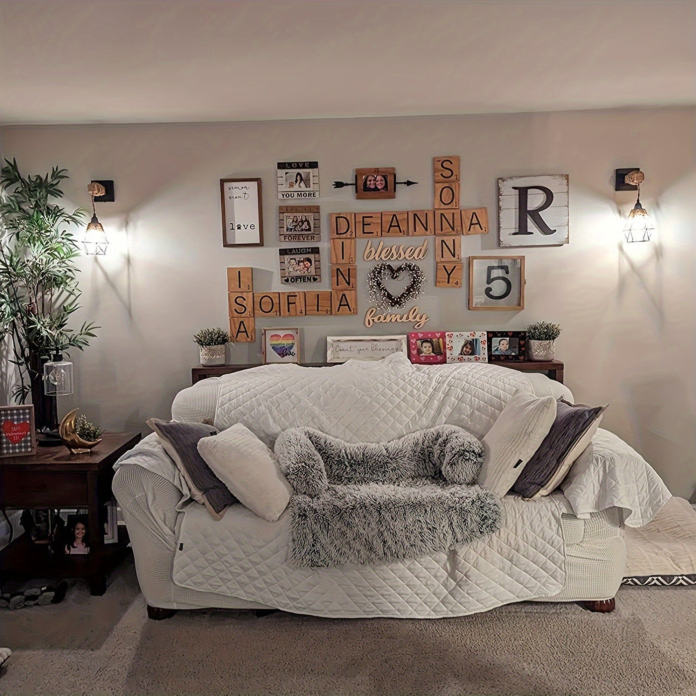 1 Stück Rustikale Wandlampe im Landhausstil mit antiken Metallakzenten