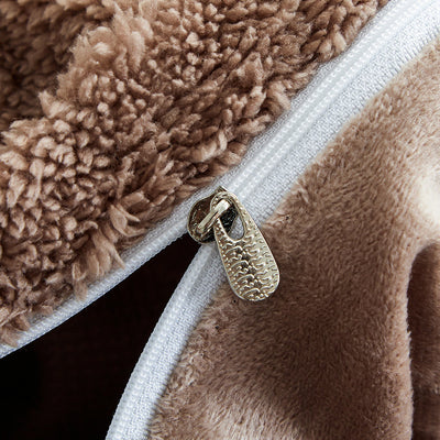 Wendebettwäsche Plüsch – Flauschig, Warm, Geometrisches Design