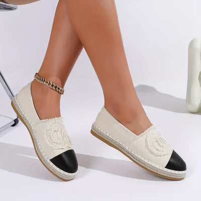 Zweifarbige Damen-Ballerinas – Leicht & Atmungsaktiv