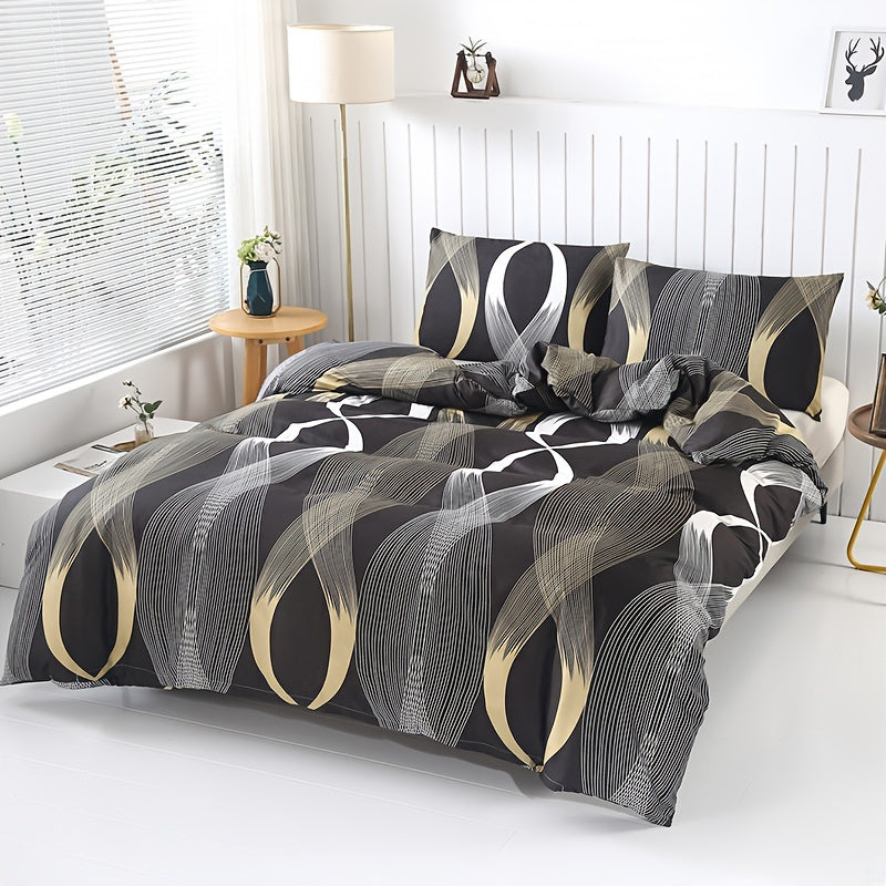 Weiches Fleece-Bettwäsche-Set – 3-teilig, hautfreundlich, floral