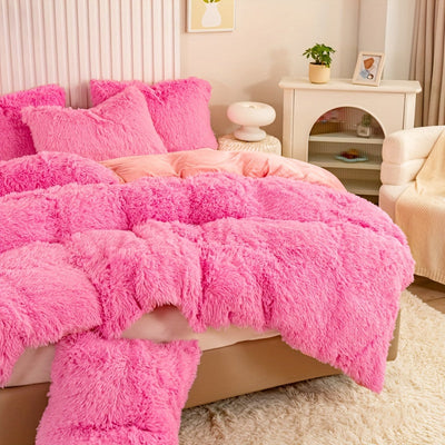 3-teiliges Multicolor Bettwäsche-Set – Weich, Warm, für Schlafzimmer & Gästezimmer