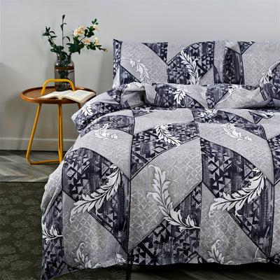 3pcs Geometrische Diamant gesteppte Bettwäsche Set