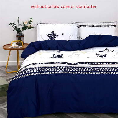 3-teiliges Bettbezug Set – Kreativer Grafikdruck, Weich & Bequem für Schlafzimmer