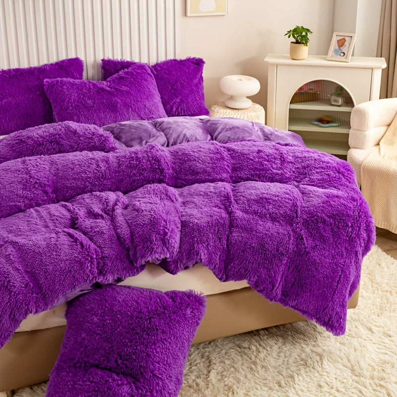 3-teiliges Multicolor Bettwäsche-Set – Weich, Warm, für Schlafzimmer & Gästezimmer