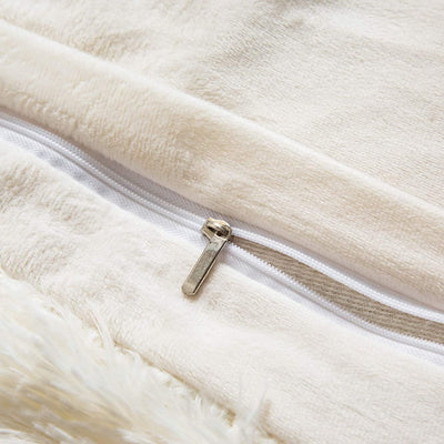 Winter Plüsch Bettwäsche-Set – Flauschig, Flanell, Mit Reißverschluss