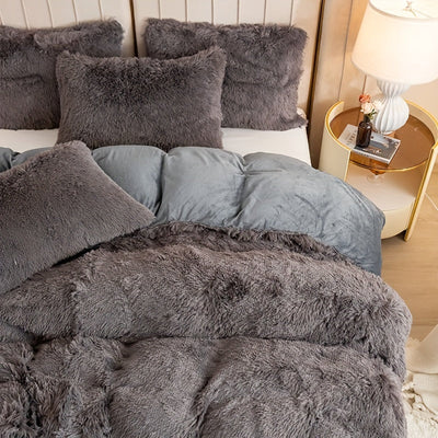 3-teiliges Multicolor Bettwäsche-Set – Weich, Warm, für Schlafzimmer & Gästezimmer