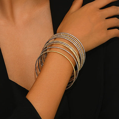 10-teiliges Elegantes Mehrlagiges Armband-Set für Frauen