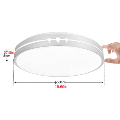 60W LED Deckenleuchte dimmbar mit Fernbedienung, RGB Farbwechsel