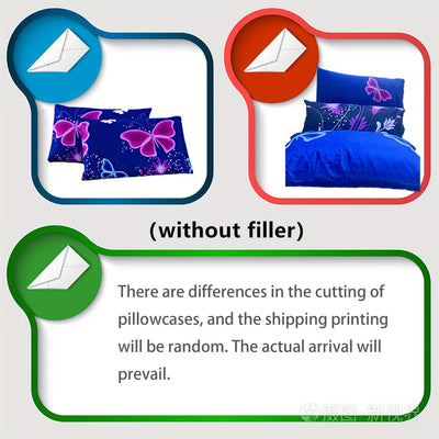 3-teiliges Bettwäsche-Set, Weich & Bequem, Schmetterlingsdruck