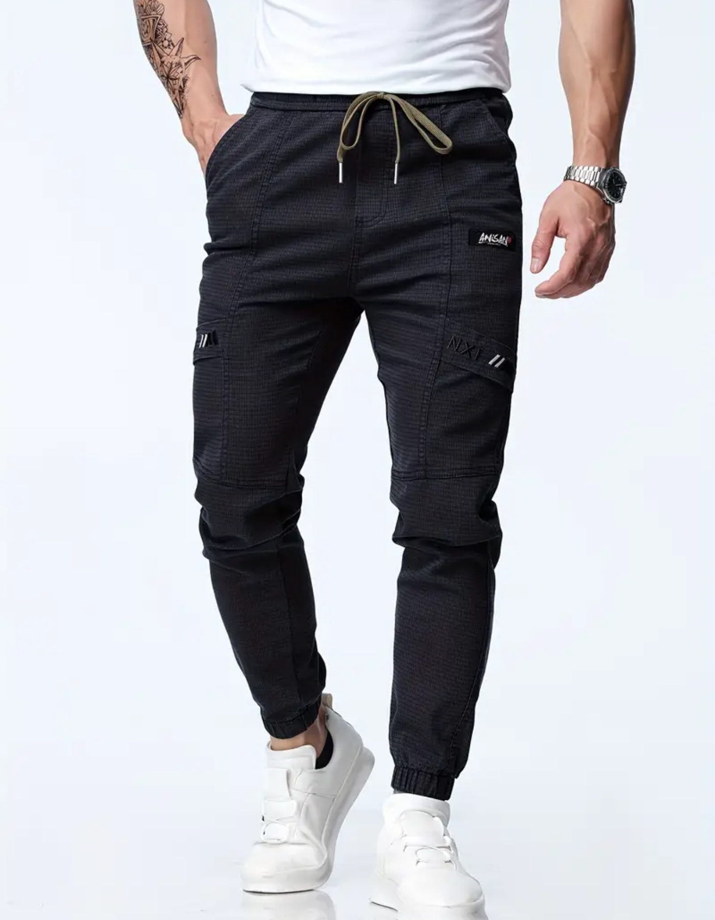 Warner | Herren Sommer Jogginghose | Schwarz