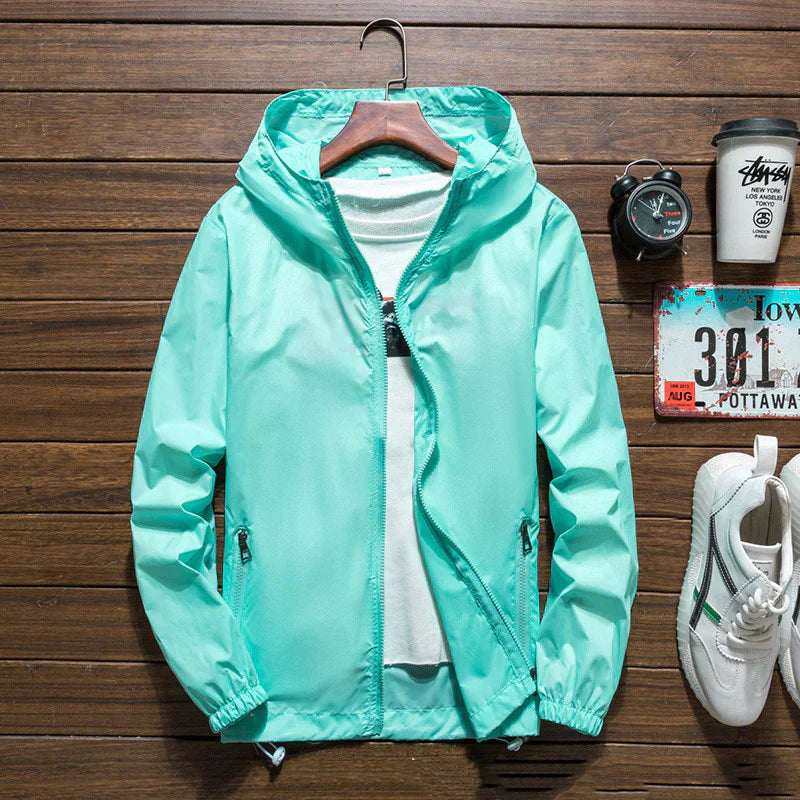 Wasserdichte Jacke mit Kapuze für Männer - Gustav