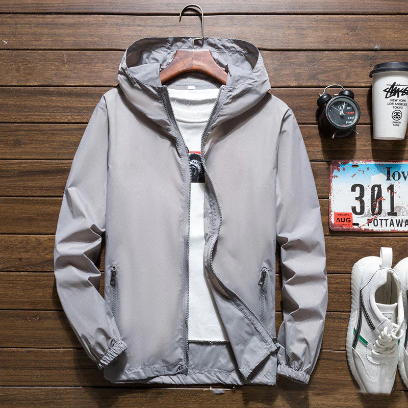 Wasserdichte Jacke mit Kapuze für Männer - Gustav