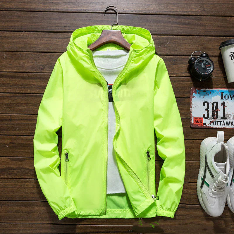 Wasserdichte Jacke mit Kapuze für Männer - Gustav