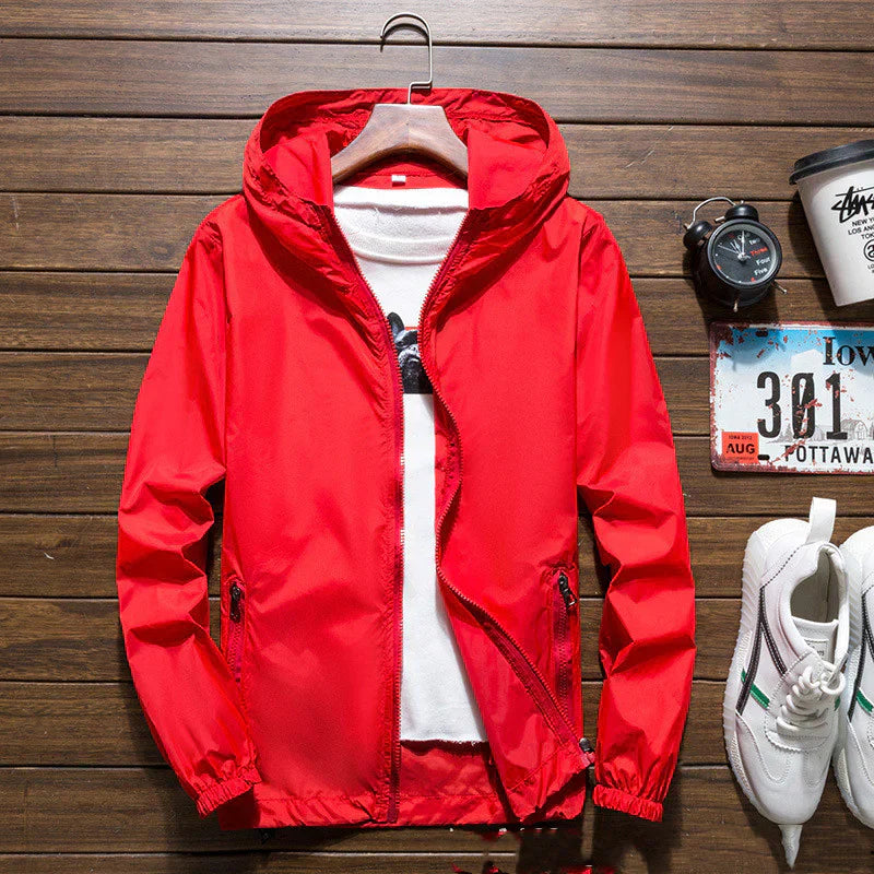 Wasserdichte Jacke mit Kapuze für Männer - Gustav