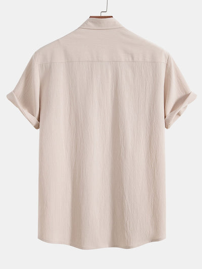 Zerknittertes strukturiertes Hemd