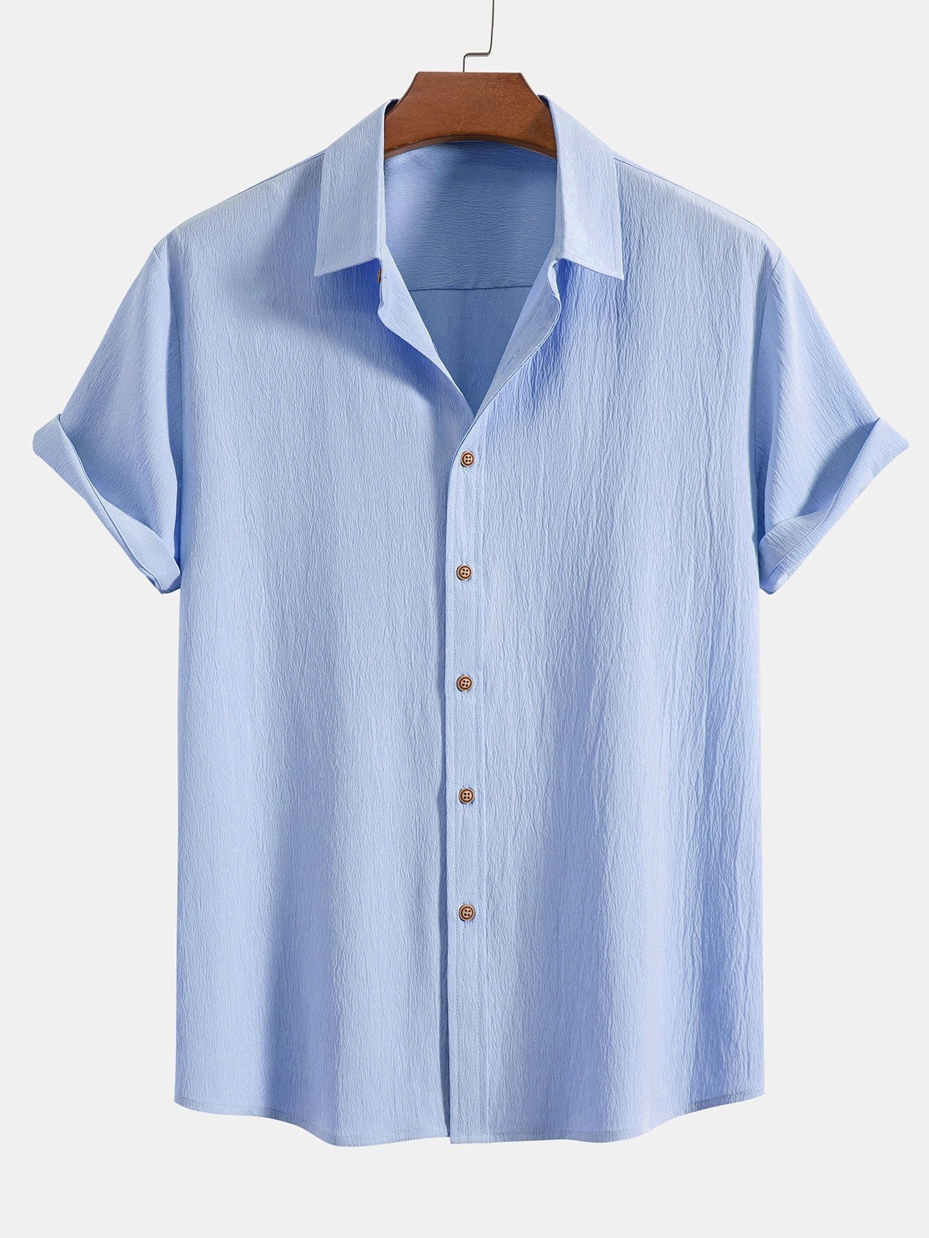 Zerknittertes strukturiertes Hemd