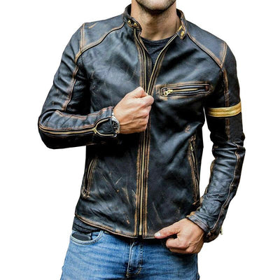 Vintage Jacke mit mehreren Taschen für Herren