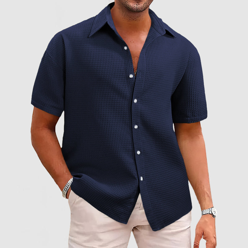 Warren | Herren Kurzarm Hemd | Button Down