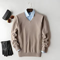 Beige - V-hals