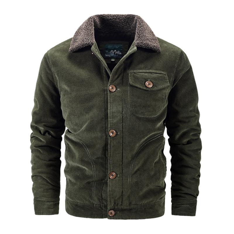 Vintage-Herrenjacke mit mehreren Taschen