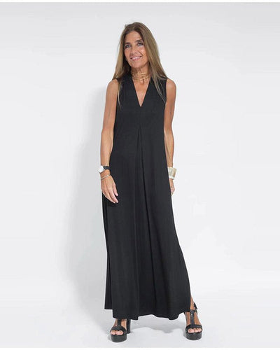 Wickelkleid mit V-Ausschnitt und Strickjacke für Damen