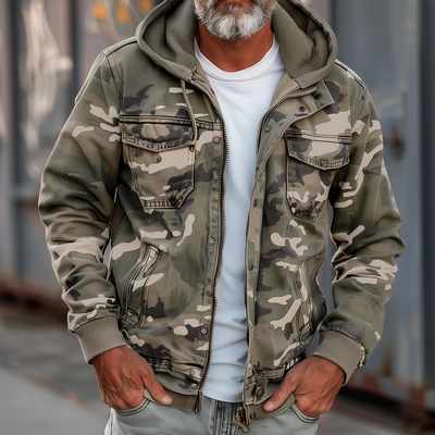 Warme lässige Camouflage Jacke - Theodoro