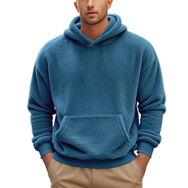 Warmer Fleece-Kapuzenpullover - Adolfo