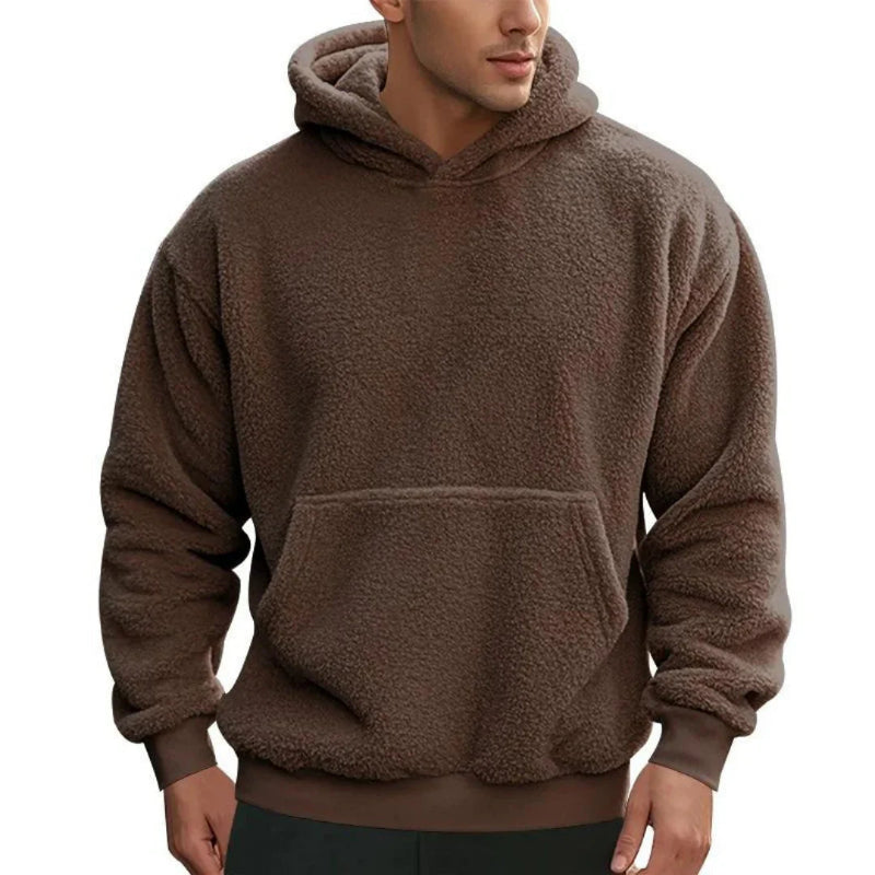Warmer Fleece-Kapuzenpullover - Adolfo